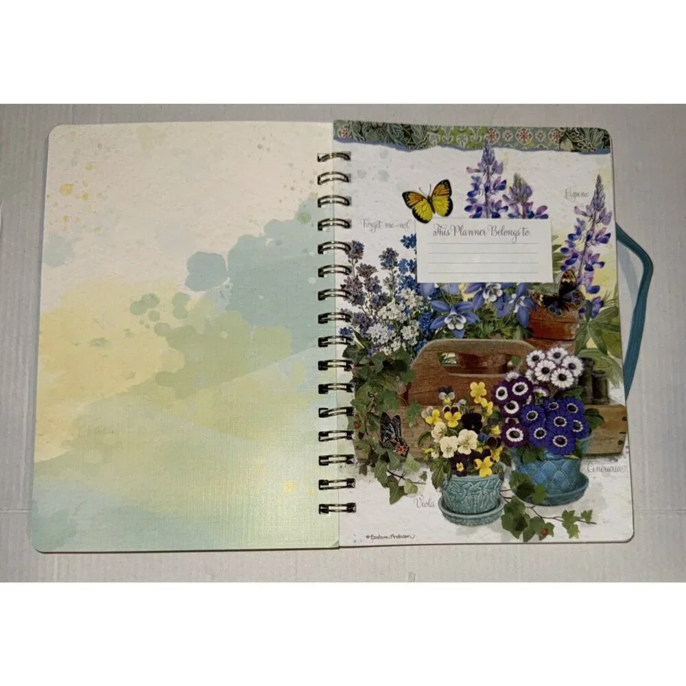 Lang‎ Garden Botanicals 2025 Spiral Engagement Planner w